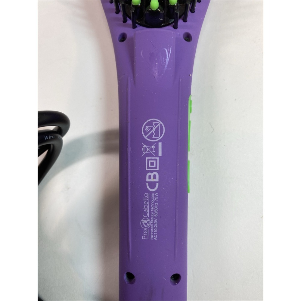 Pro Cabello Straightening Brush Advanced Infrared Technology Luxory 5500 Purple - Picture 4 of 8